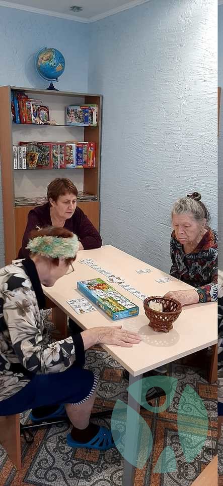 Дом престарелых г. Красноярск: Играют в домино